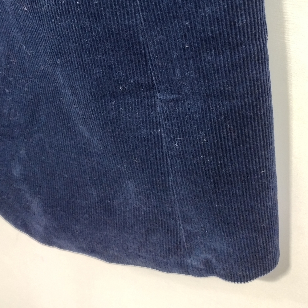 J. Crew Campbell Corduroy Blazer Women's 8 Blue Preppy Academic Boho Retro 90s - Picture 4 of 10